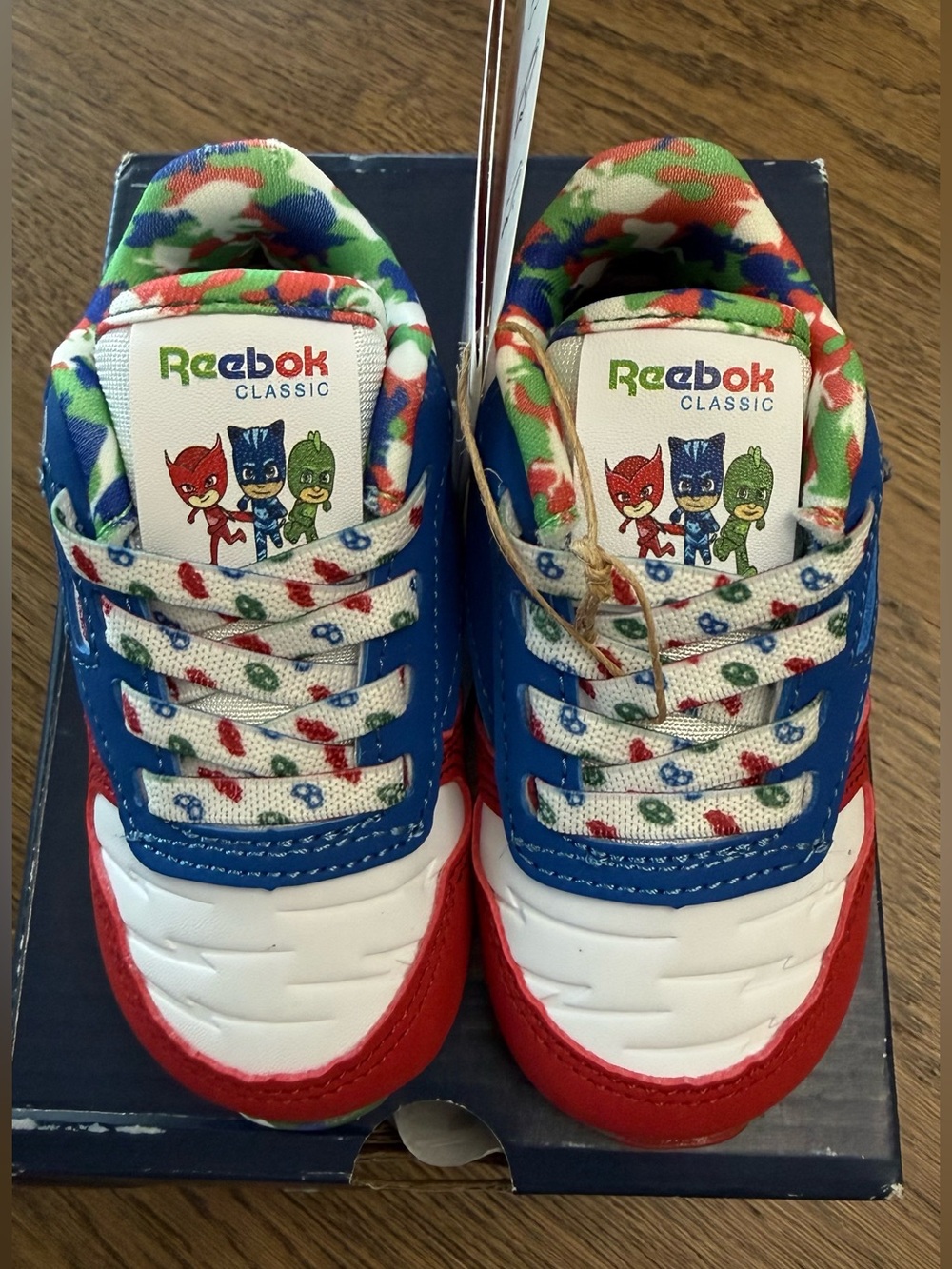 NIB Vintage Reebok Step N Flash PJ Masks Power Hero Sneakers Infant Size 4 Rare